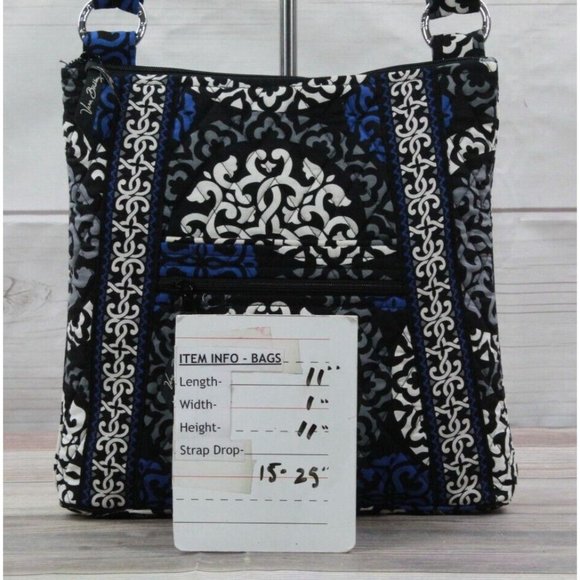 Vera Bradley Multicolor Pattern Zip Top Travel Crossbody Shoulder Bag - Picture 8 of 8